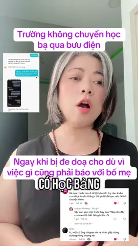 CHIÊU TRÒ GIẢ DANH GIAO HỌC BẠ ❌ Không có trường nào giao học bạ qua Zalo cá nhân hoặc chuyển phát tự phát. 🛑 DẤU HIỆU CẦN NGHI NGỜ: 	1.	Người lạ gọi điện nói: “Anh/chị đang giữ học bạ, cần xác nhận địa chỉ để chuyển phát.” 	2.	Khi bạn chần chừ, họ đe dọa: “Nếu không nhận thì tụi anh vứt bỏ. Không liên lạc Zalo thì ráng chịu.” ⚠️ Đây là hình thức đe dọa tinh vi – nhằm ép học sinh add Zalo, tách khỏi người thân để thao túng. ✅ Lưu ý: 	•	Học bạ bản gốc luôn do nhà trường gửi trực tiếp tại trường. 	•	Nếu có người nói đang giao học bạ mà lại đòi Zalo, giữ bí mật, không nói với bố mẹ → dừng liên lạc ngay, gọi báo cho phụ huynh hoặc công an địa phương. #viral #videoviral #lưadao #batcoconline #mattich  @Luật sư Phương  @Luật sư Phương  @Luật sư Phương 