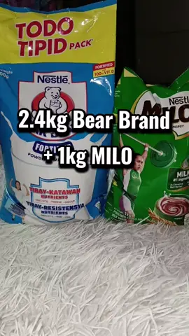 super sulit kaya naman suki na talaga ako dito nitong set na tu kay nestle 🤗 #fypシ゚viral  #2.4kgbearbrand #bearbrand2.4kgand1kgmilo #bearbrandmilobundle 