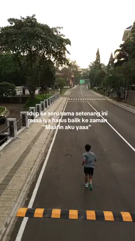 udah bener lari aja sekarang ma 😬 #pelarikonten #Running #run #pelari 