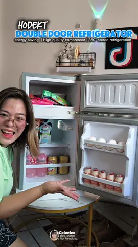 HODEKT Double Door Refrigerator  napaka useful nito lalo pag nasa loob Ng kwarto mo‼️ #minirefrigrator #hodektglobalph #doubledoorfridge #hodektminirefrigerator #minifridge 