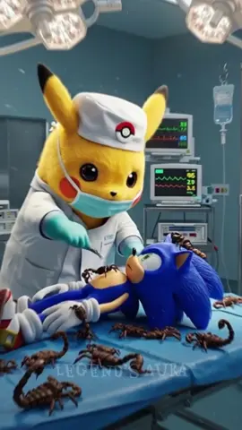⚡️Sonic Team vs Desert Invasion - The Final Rescue by Dr Pikachu🩺#sonicteam #shorts #rescue #sonicmovie3 #ai 