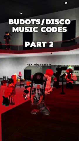 Budots/Disco Music Codes Salon De Fiestas Music Codes Part 2 #budots #salondefiestasroblox💃🏻💃🏻 #salondefiestas #roblox #robloxfyp #robloxgames #fyp #trend 