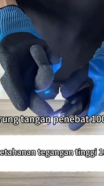 BUKTI NYATA! Sarung tangan 1000V tahan tes dielectric 10kV - BISA COD SE-INDONESIA 🚚TEKNISI LISTRIK WAJIB TONTON! Uji coba sarung tangan 1000V di gardu PLN - AMAN TANPA BOCOR! 
