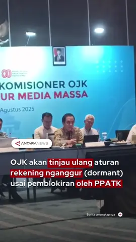 Judul:  OJK akan tinjau ulang aturan rekening nganggur (dormant) usai pemblokiran oleh PPATK Caption : Otoritas Jasa Keuangan (OJK) bakal meninjau ulang pengelolaan rekening bank khususnya rekening pasif (dormant) guna memperjelas hak bank serta nasabah. Ini dilakukan untuk menjaga stabilitas sistem keuangan. Hal itu disampaikan Anggota Dewan Komisioner sekaligus Kepala Eksekutif Pengawas Perbankan OJK Dian Ediana Rae dalam diskusi di Bandung, Jawa Barat, Sabtu (2/8). PPATK pada Senin (29/7) mengumumkan penghentian sementara transaksi pada rekening pasif (dormant) guna mencegah kejahatan keuangan. Namun nasabah tetap bisa mengaktifkannya kembali dengan mengikuti prosedur yang ditetapkan. Menurut PPATK, rekening dormant yang dimaksud merupakan rekening tabungan, baik perorangan atau perusahaan, rekening giro, maupun rekening rupiah/valuta asing yang tidak digunakan untuk transaksi apapun selama 3 hingga 12 bulan. #rekeningdormant #ppatk #ojk #pemblokiranrekening #tiktokberita #fyp #longervideos 