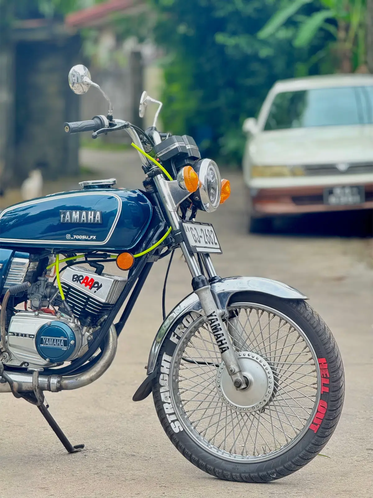 Contact: 075-9879875 ° Condition: Excellent | Engine Good Ownership & Registration 3rd Owner • Year of Manufacture (YOM): 2001 Year of Registration (YOR): 2001 Clear Documents - No Errors  Main Specifications Model: Yamaha Rx 100 *   Original japan carburetor  *   Front Tyre: Good *   Rear Tyre: Good *   Engine: 100%  *   Sprocket: Good *   Rear Shock: Brand New *   Paint Condition: 100% *   Short Carrier : Brand New *   Footrests: Brand New (Yamaha) * New Clutch Plate and Pleasure plate  * New Headlight * Yamaha Handle Grips * New Bend packing * G1 Bore * Multi spoke 18’ Rim * Tool Box 🧰 * 2T Moter and Bottle * New Battery  * Wiring all works perfectly 💯 * New Headlight * Escort Meter #rx100 #rx #rxking #rxlover #rxkingindonesia #rxkingindonesia #rxz_members_official #rxking135cc #rxkingviral #foryou #fyp #foryoupage 