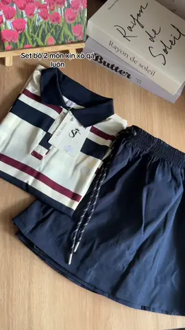 Nhận hàng set bộ ưng cái bụng quá nè #viral #review #xuhuong #xh #set #setdoxinh #ottd #setdonu #polo 