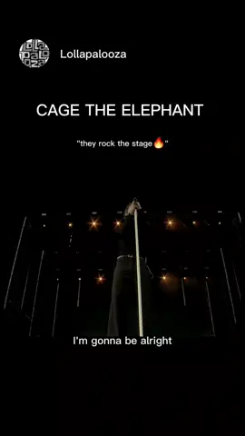 they rock the stage...cage the elephant  @lollapaloozacl @Cage The Elephant  #lollapalooza #musicfest #fentysuperbrandday #musicfestival #cagetheelephantmusic #trending #fyp #music #cagetheelephantmusic #viral 