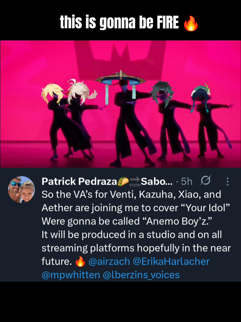 this is the kind of news that gets me excited! // #GenshinImpact #wanderer #kazuha #xiao #venti #aether #youridol #fyp 
