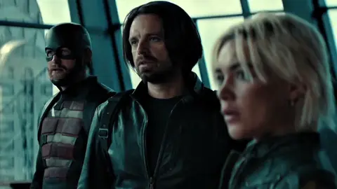 if Val was Bucky's ex handler and we had a show about him taking Hydra heads to court one by one for their crimes against him #buckybarnes #thunderbolts  #thewintersoldier 