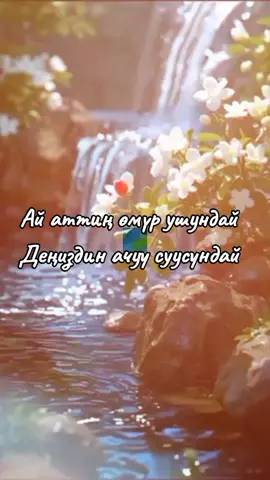 Өткөн күнгө өкүнбөймүн Сабак алып күчтөнөм Алдыга карай кадам коюп Максатымды орундатам