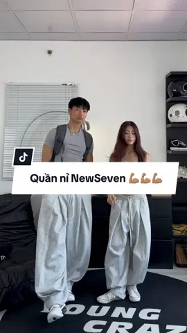 Mặc đi tập cũng okila lun ý 💪🏽 @NEWSEVEN #xuhuong #reviewlamdep #phoido #thoitrang #phoidonu #outfit #quanongrong #quanxeply #quanniongsuong #sweatpants #sweatpantsoutfit 