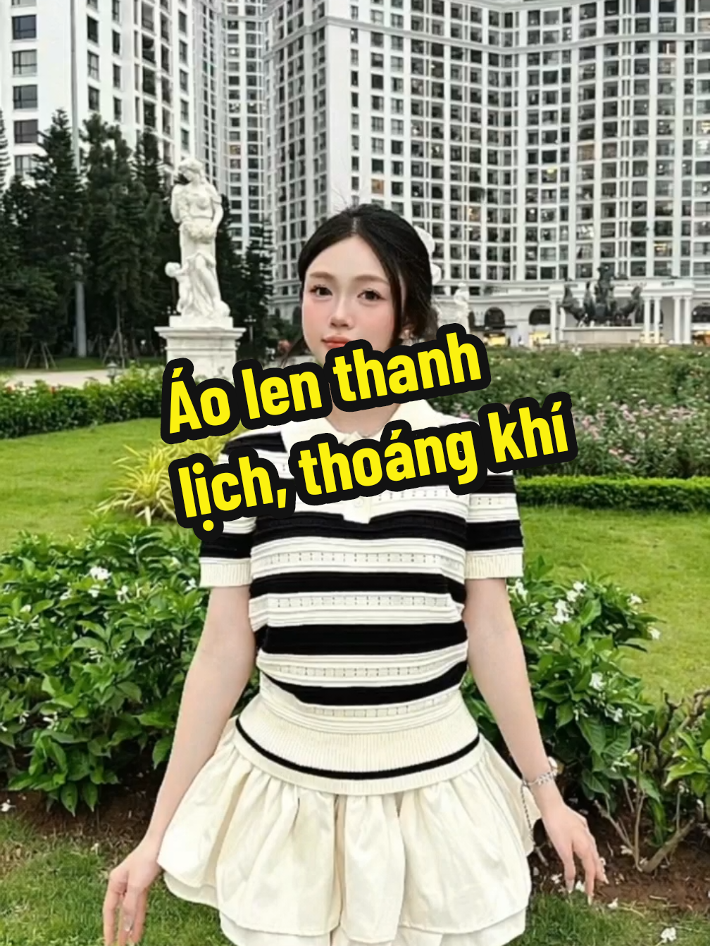 Mã áo trẻ trung năng động, mặc dịp nào cũng xinh 🥰 #thoitrangcongso #fashiontiktok #aolenpolo #thoitrangnu 