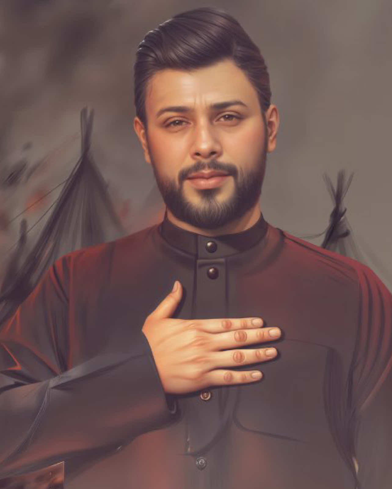 عاشقا بالحبيب ابتلى 💔