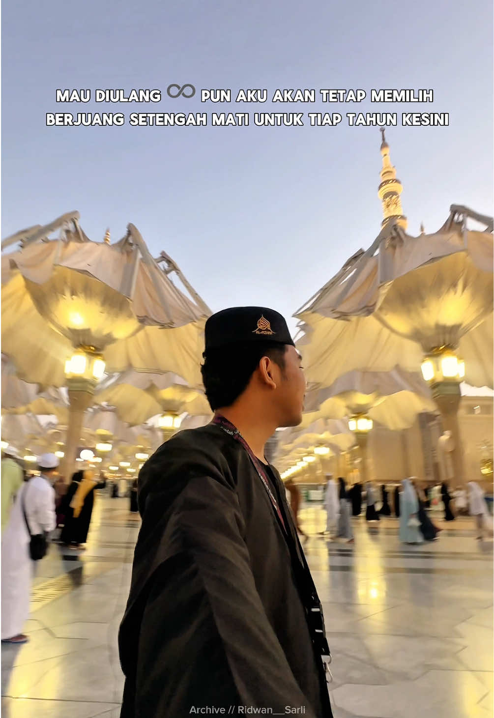 Aku ikhlaskan prosesnya setengah mati… asalkan hadiahnya kesini semauku ya allah 🥹 . . . #umroh #muthowif #contentcreator #content #videography    