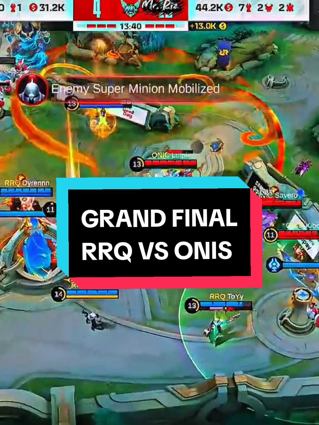 ONIC VS RRQ_GRAND FINALS MPLID SEASON 15🔥🔥 #higlightmpl #mobilelegends #fyp #higlight #serumpl  #mplhiglight #rrqvsonic 