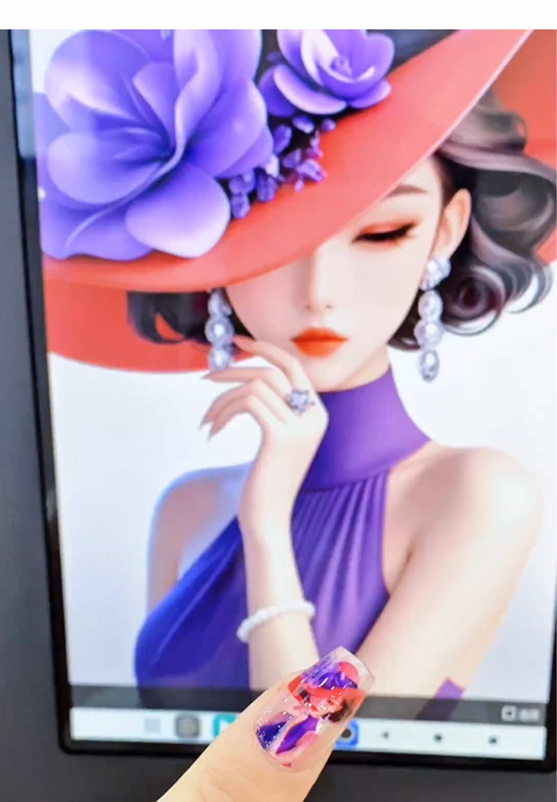 Seeing this new gadget makes me panic. I suddenly feel like I'm going to lose my job. I'm really overwhelmed. #manicure #manicurelearning #smartmanicuremachine #manicurepeople #skincare