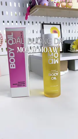 Dưỡng da siu mê với body oil #dauduongda#bodyoil #moawmoaw #skincare 