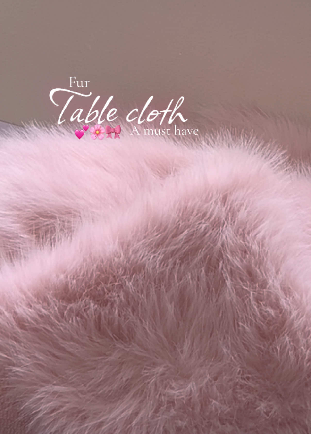 Fur Real Cozy Vibes 💕 #tabledecor #tableescape #furcover #homedecor #fur #fyp #cozydecor #tiktokfinds #creatorsearchinsights #tiktokmademebuyit 