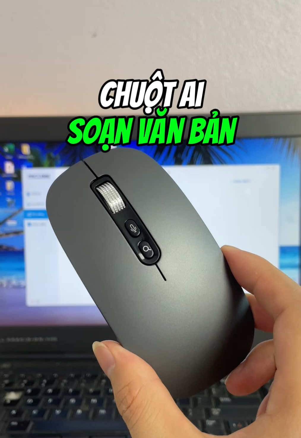 Hướng dẫn cách sử dụng chuột Ai soạn văn bản bằng giọng nói #chuotai #chuotkhongday #giaovien #xhuong #letuanday 