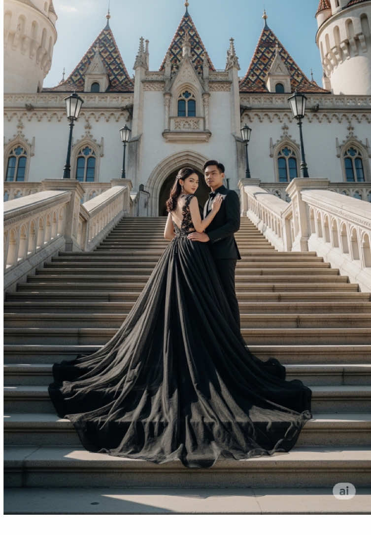 Prompt foto prewedd Gothic elegant,, 📸 #Ai #geminiai #prompt #prewedding #fyppppppppppppppppppppppp 