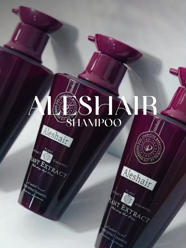 ALESHAIR SHAMPOO Shampo Aleshair Non SIs - BPOM Isi: 300ml Tekstur Cair ALESHAIR SHAMPOO adalah sebuah produk perawatan rambut yg terbuat dari bahan alami dari exctract tumbuh tumbuhan yaitu: biji bunga matahari, biji teratai salju, bunga rosea, bunga dandelion, kulit batang chebuli, safflowers. Dan tanpa kimia berbahaya, sehingga menjaga kulit kepala selalu sehat dan rambut akan tumbuh subur. ALESHAIR SHAMPOO dapat di aplikasikan pada semua jenis rambut (rontok, ketombe, kering, berminyak, normal, sensitif,dll)
