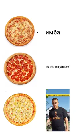 Пиццу с ананасами традиционно называют «гавайской». Название связано с наличием ананасов в начинке, хотя сама пицца не имеет отношения к Гавайям. #пицца #маргарита #пепперони #тренд #жиза #мем #fyp 