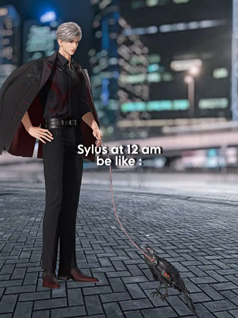 🐦‍⬛🤣 THIS IS TAKING ME OUT! It’s so unserious! I guess Sylus said Mephisto also gotta put some steps in! - I wonder how it actually goes down lmao. Does he put him on a leash, put him inside a bird carrier, let him walk on its own or he just simply lets him fly LMAO - Gotta love Sylus, he’s so silly, taking Mephi for a midnight stroll and all ⊹ ࣪ ˖ • • • — #mephisto #sylus #sylusedit #sylusloveanddeepspace #loveanddeepspacesylus #lnd #lads #loveanddeepspace #loveanddeepspaceedit #edit #otome #otomegame #fy #fyp #foryoupage #viral #caleb #zayne #rafayel #xavier #calebloveanddeepspace #zayneloveanddeepspace #rafayelloveanddeepspace #xavierloveanddeepspace 