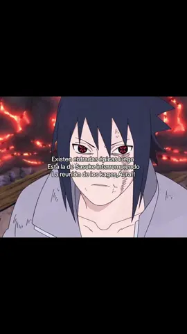 Sasuke llega a interrumpir la reunión de los kages ya que en esta se encontraba danzo, ya que Sasuke buscaba venganza después de saber la verdad acerca de por qué itachi había es terminado su clan,disfruten muchachos #anime #narutoshippuden #narutoedit #sasukeuchiha #sasuke #otaku #narutofan #naruto #foryou 