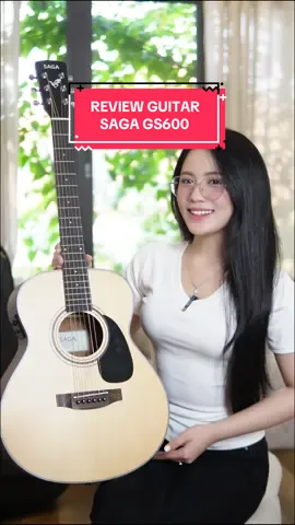 REVIEW GUITAR SAGA GS600 - Gọn nhẹ để bắt đầu - Vững chắc để gắn bó #hmusic #guitar #music #reviewguitar #xhtiktok 