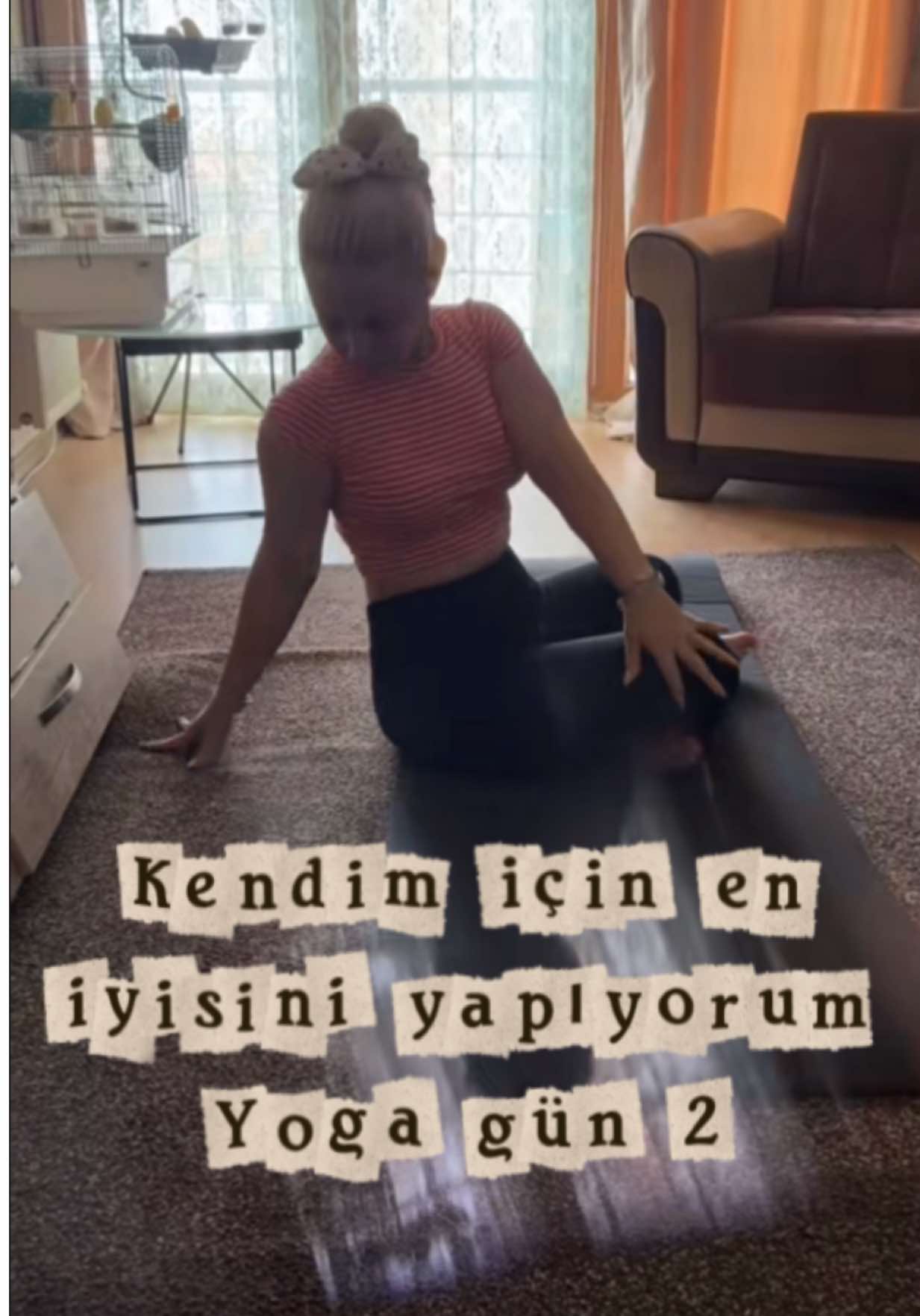 Kendim için en iyisini yapıyorum. Yoga gün 2 🧘🏼‍♀️🪭#yoga #yogachallenge #yogaday #meditasyonzamani #yogainspiration #keşfet #howtoviraltiktokvideo 