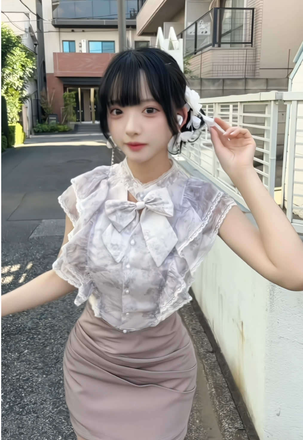 中国で最近流行ってるスタイル…なんて呼べばいいかな？🤔 #手势舞 #手振りダンス #おすすめにのりたい #量産系 #清楚系 