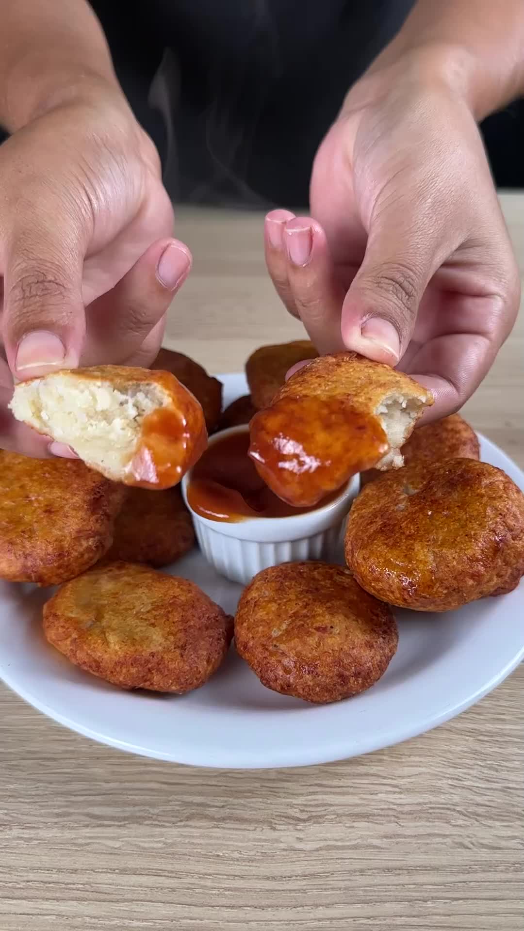 Only 2 Main Ingredients: Homemade Chicken Nuggets with Rice.