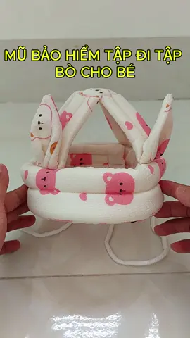 Mũ nón bảo hiểm tập đi tập bò cho bé, bảo vệ đầu an toàn chống va đập cho trẻ. #xuhuong #mubaovedau #mubaovedauchobetapdi #mevabe 