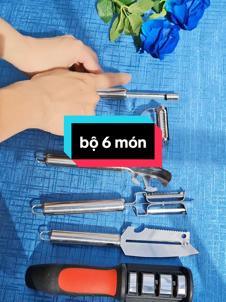 bộ dụng cụ nhà bếp 6 món#dungcunhabep #xuhuong #muahangtaitiktokshop 