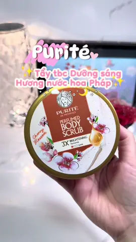 Vừa sáng da vừa thơm hương nước hoa 🌸 thì mí bà k nên bỏ qua e này😉 #kemtaydabody #taytebaochet #purite #huongnuochoacaocap #tiktokfinds #review #xh #xuhuong #thinhhanh #fyp #viral #tapxaykenh #new 