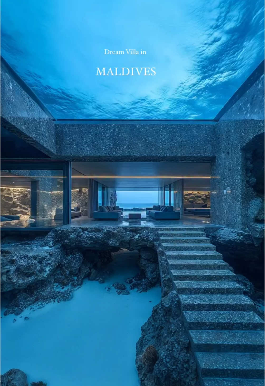 Dream underwater villa . . . . . . . . . . . . . . #midjourney #mariadudkina #luxuryinteriors #villa #maldives #houses #creatorsearchinsights 