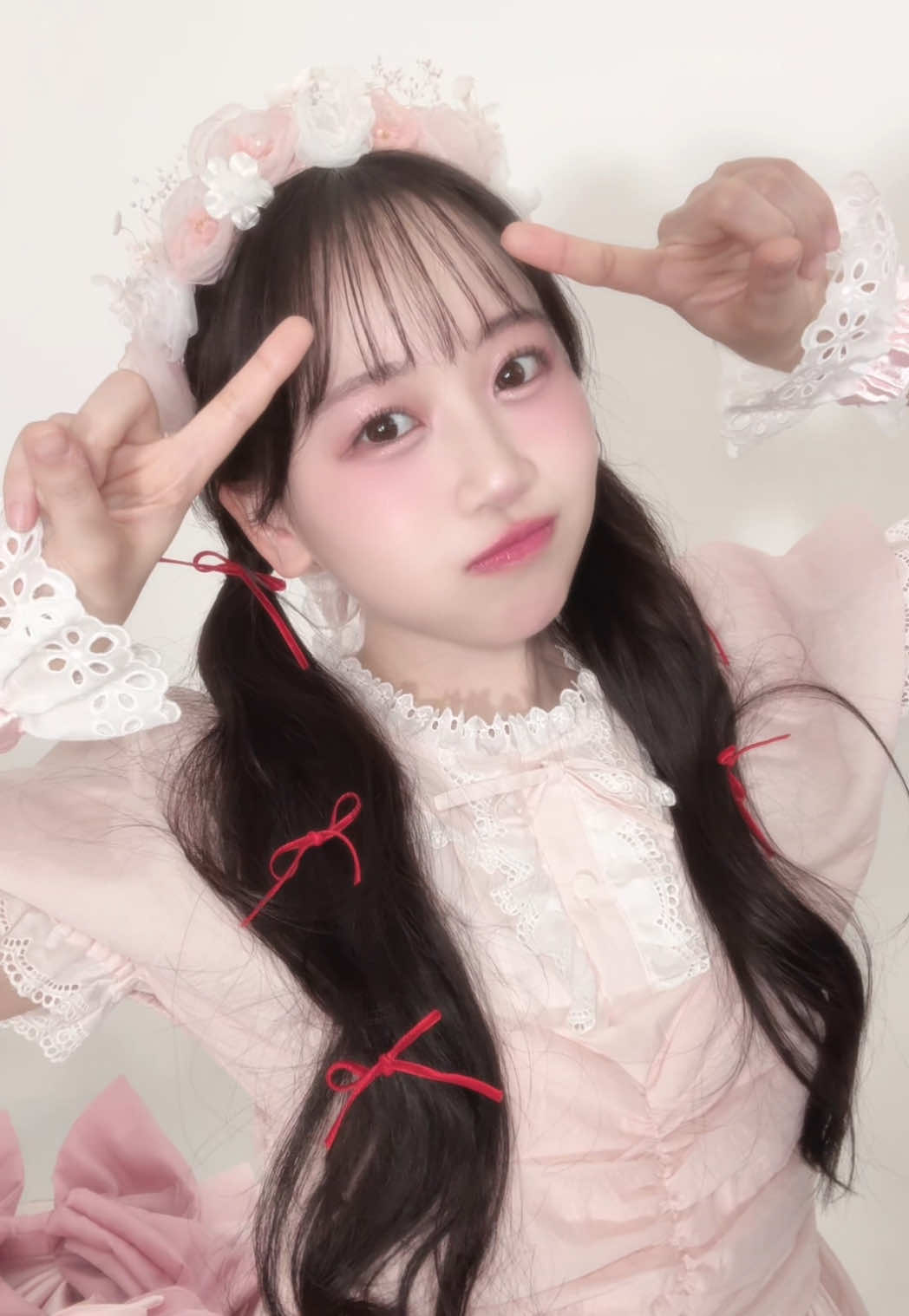 🩷𝐉𝐈𝐋𝐋 𝐒𝐓𝐔𝐀𝐑𝐓 𝐁𝐞𝐚𝐮𝐭𝐲 × 𝐋𝐀𝐑𝐌𝐄 🍑 松本かれんちゃん🤍 @JILL STUART Beauty @松本かれん（ FRUITS ZIPPER ） @FRUITS ZIPPER#ジルスチュアート#jillstuartbeautyュアート  #JILLKAWAIl #松本かれん #fruitszipper