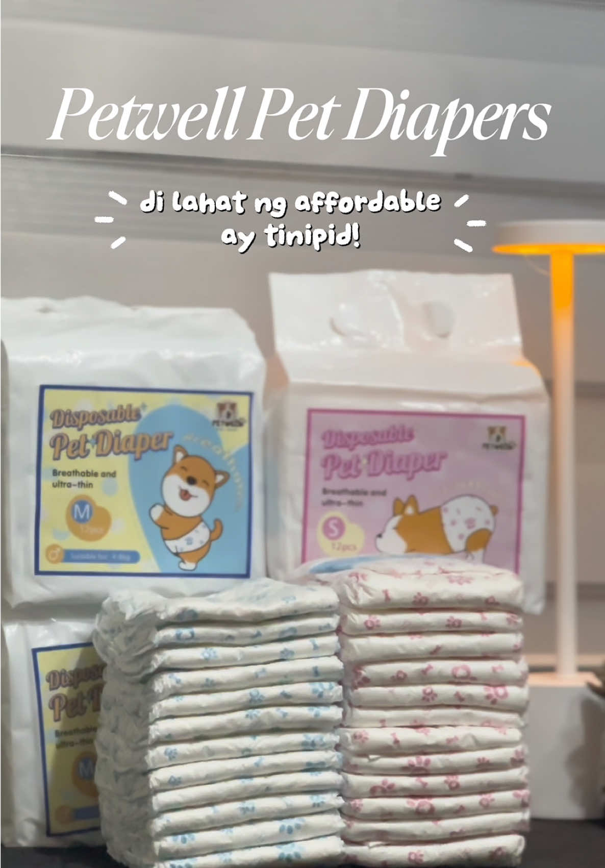 Affordable pet diapers with pee indicator and full tail coverage? Yes please! Petwell Diapers are ultra-thin, perfect for light to average pee-ers. Budget-friendly at only ₱4 each (smallest size), *price may vary, depends on the size and date posting.  Note: Pee indicator available for male diapers only. #PetwellDiapers #AffordablePetCare #PetDiaperPH #PeeIndicatorDiaper #DogDiaperTips