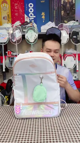 Balo cầu lông Kawasaki chính hãng kawasaki.  #shopthethao #votcaulong #caulong #balocaulongkawasaki #balokawasaki 
