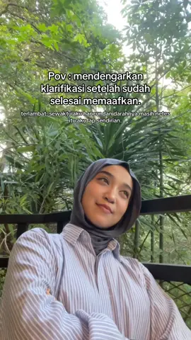 yg klarifikasi tegang, yg ngedengerin udah chill