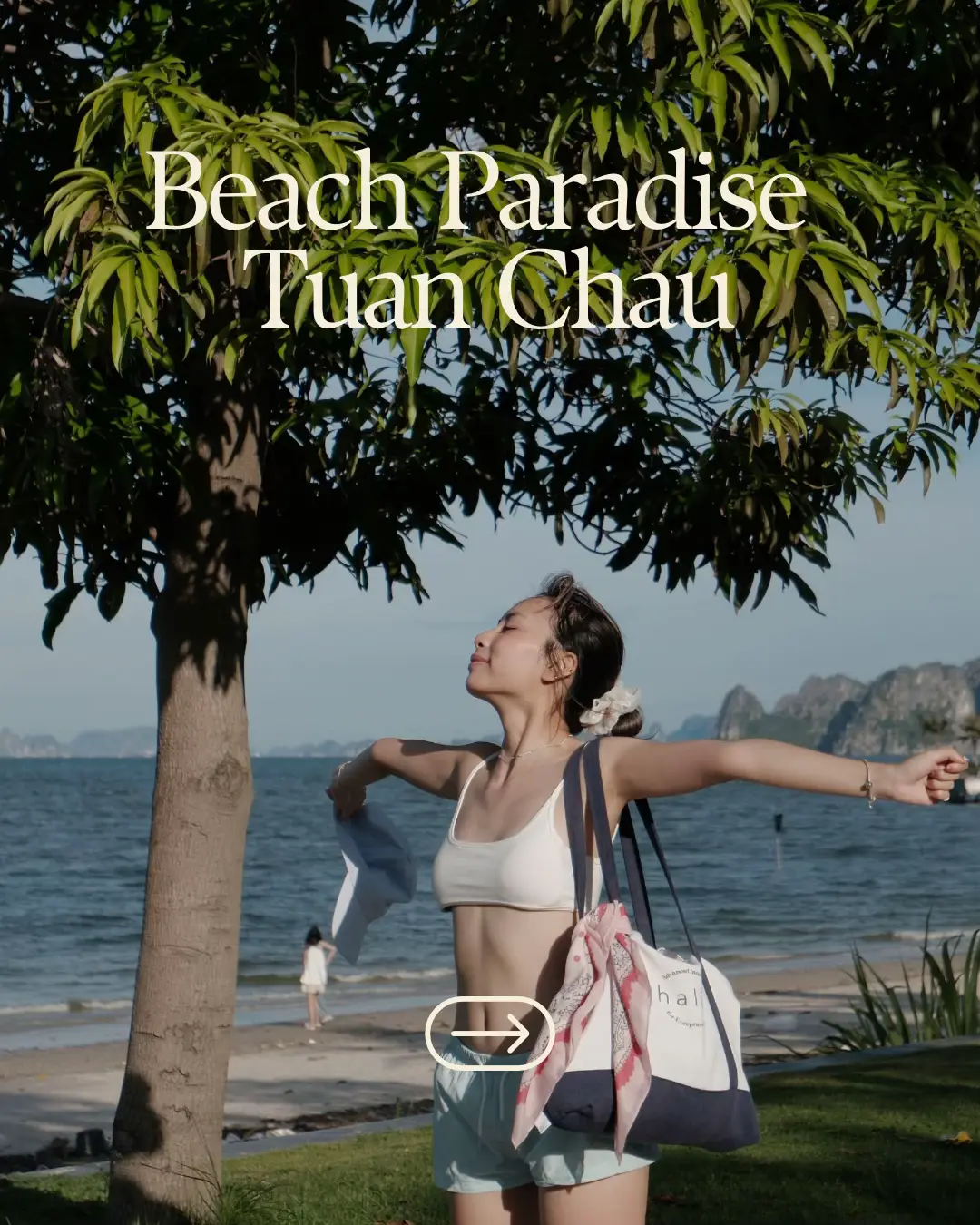 Một bãi biển lên hình siêu mê mà miễn phí ở Tuần Châu mà ít người biết. Bãi nằm ở đằng sau Paradise Suites Hotel, dọc dãy Victoria Villas. Mn tra gg map là ra nhé ạ. #tuanchauhalong #tuanchau #halong #beachparadise #dulich 