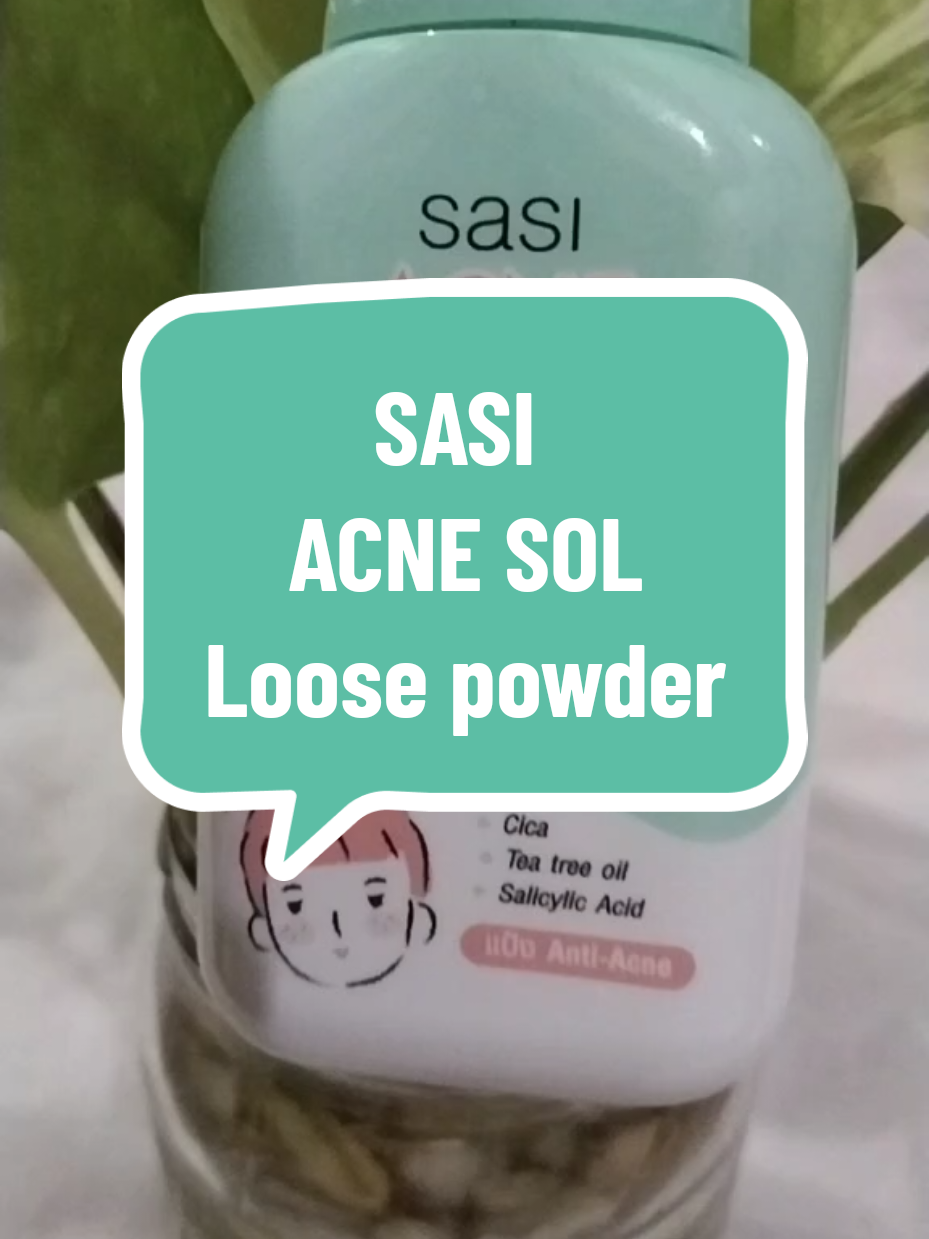 Oily face ba kamo bestie Dito kana kay SASI  ACNE SOL LOOSE POWDER#SASI #FYP #sasiacnesolloosepowder  #sasiacnesolloosepowder50g  #loosepowder#foryoupage  #konvybeautyph #beautyph #clickmyyellowbasket🧺🧺👇👇👇 