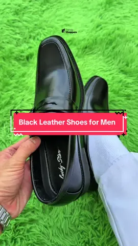 Black Leather Shoes for Men #blackshoes #blackshoesformen #blackleathershoes #leathershoes #shoeslover #shoesrecommendation #TiktokShop88TodoSavings 