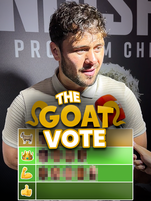 THE GOAT VOTE with Dave Allen 🐐🥊 @playundisputed #BecomeUndisputed #muhammadali #miketyson #oleksandrusyk #long #boxing