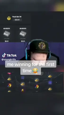 me winning for the first time 😂 