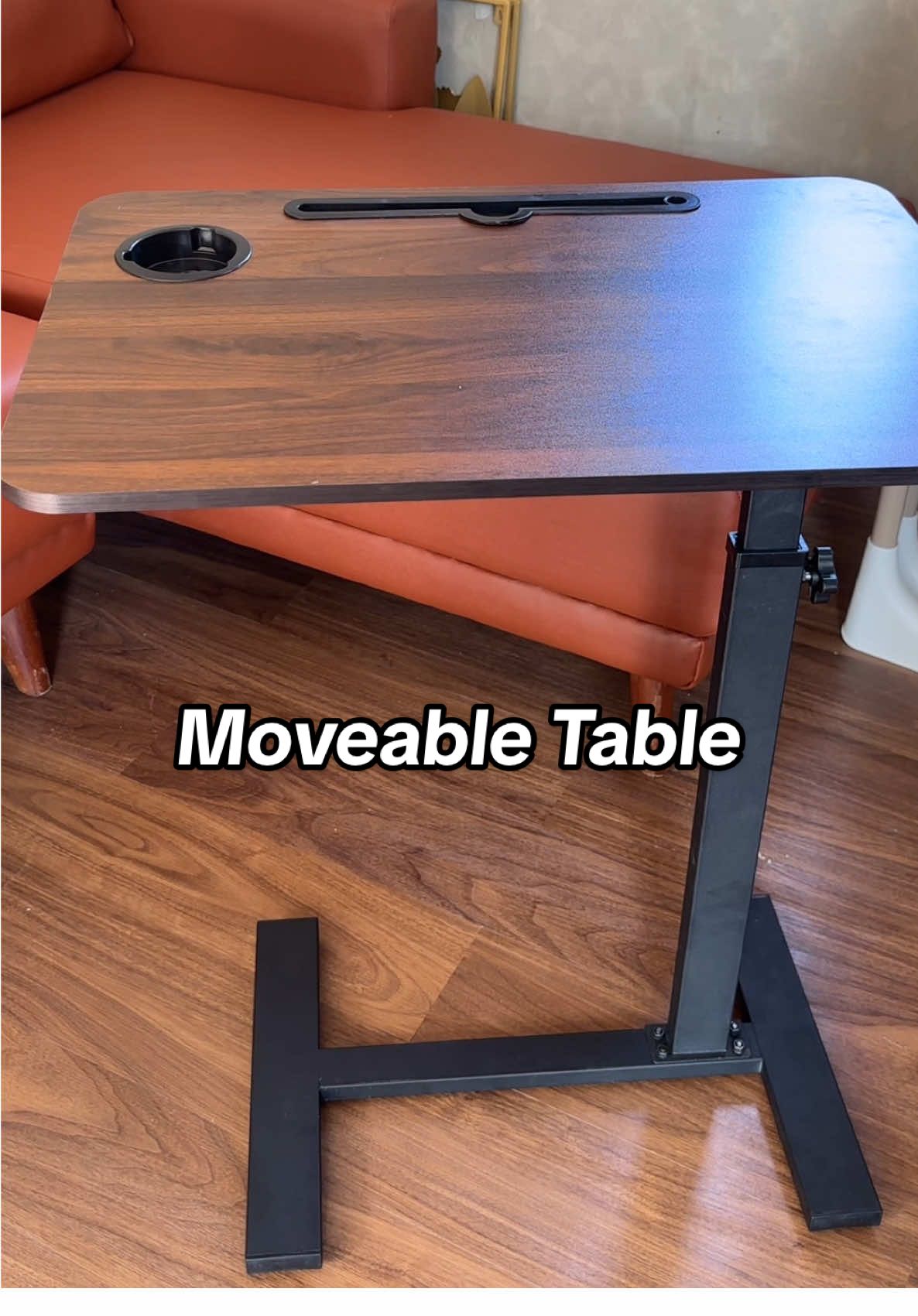 Moveable table ❤️ #moveabletable #computertable #bedsidetable #table #foryou #fyp 