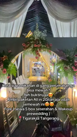 Promo sampe akhir agustus potongan 1jt 😍😍 #makeuptigaraksa #paketweddingtigaraksa #paketweddingbalaraja #muacikupa #muatigaraksa #paketweddingtangerang #backdroptigaraksa 