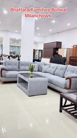 Modern sofa set❤️👌 Available at bhattarai furniture 😍 #milanchowk #bhattaraifurniture #butwal #modernsofa #tiktok #fyp #viral 