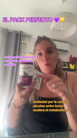 El combo perfecto del verano para bajar hasta 2kg por semana💛💜#retenciondeliquidos #bayas #hinchazonabdominal #picoteo#glucomanano 