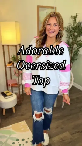 One of my new favorite tops! So cute and comfy and can be dressed up with jeans or down with leggings! @YOUSIFY.us  #oversizedshirt #longsleevetop #pullover #fallfashiontrends #trendyfashion #tiktokshopbacktoschool 
